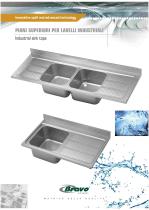 Industrial sink tops