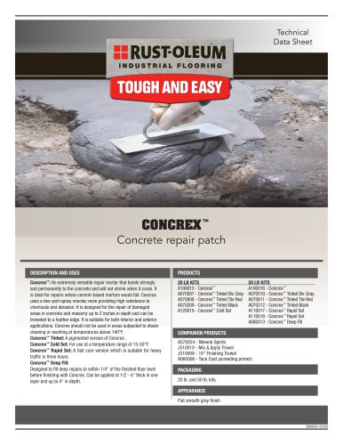 Concrex® Deep Fill - 50 lb. kit