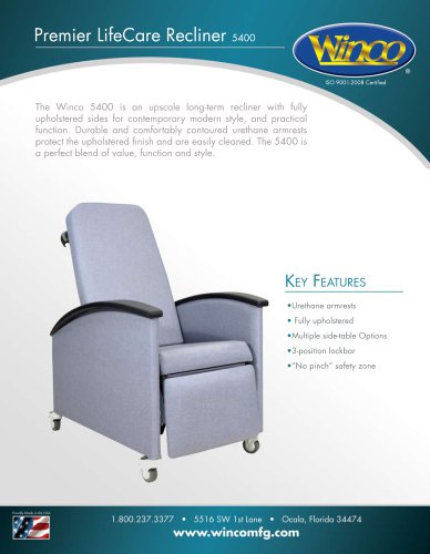 5400 - Premier LifeCare Recliner