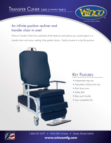 S400 - Transfer Recliner