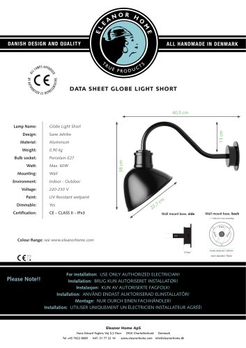 Globe Light, Short