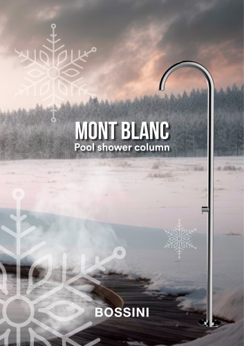 Mont Blanc Pool shower column