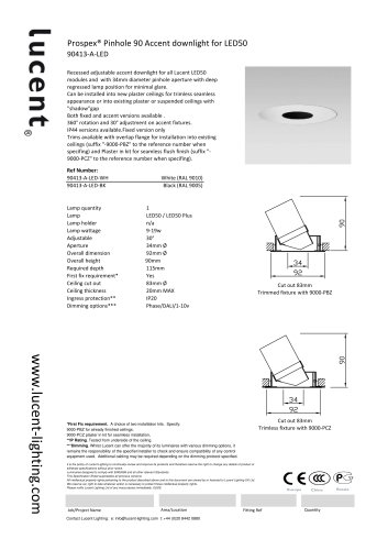 Pinhole 90 Accent