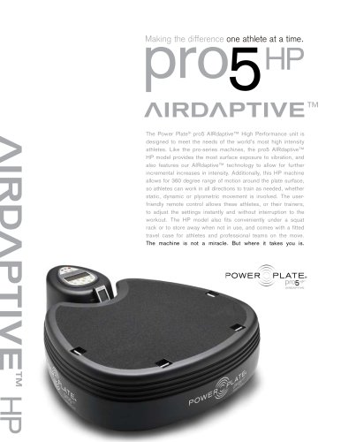 pro5 airdaptive hp spec-sheet