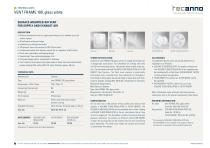 Tecanno technical data vent frame
