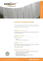 EcofloorTM  Installation Guide