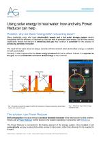 Astrel Group - Application note - 4-noks - Using solar energy to heat water with Power Reducer