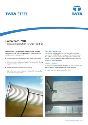 Colorcoat PVDF