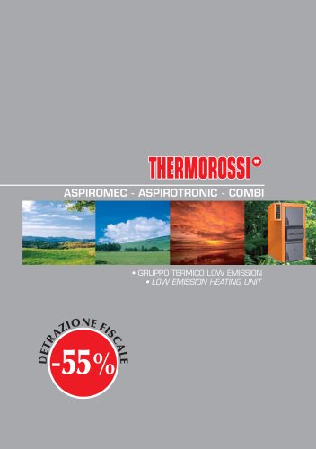 Aspiromec - Aspirotronic - Combi Inverted flame log boilers