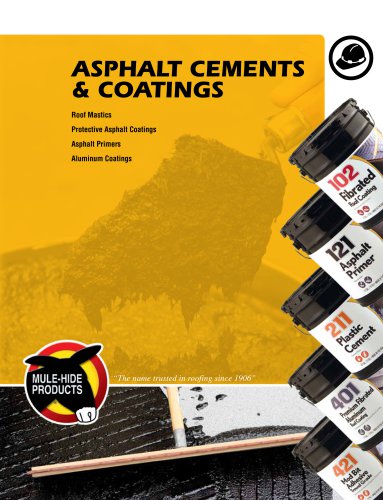 Asphalt Cements & Coatings Brochure