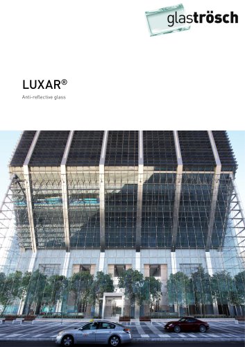 LUXAR® Anti-reflective glass