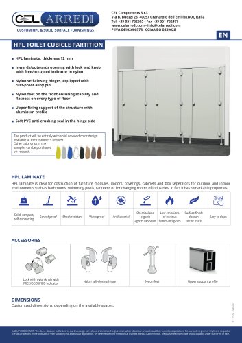 Bathroom module – nylon accessories