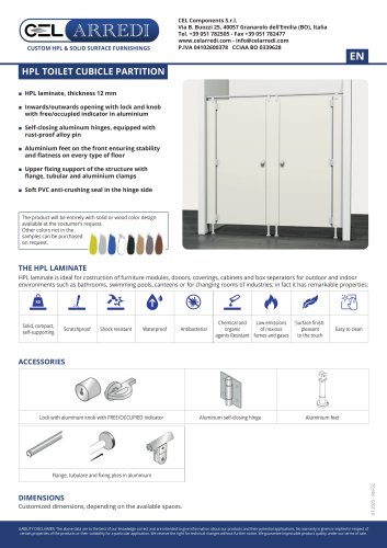Tubular bathroom module – aluminium accessories