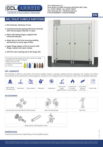 Tubular bathroom module – nylon accessories