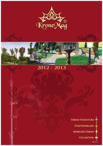 Catalog 2012-2013-Urban and Garden Furniture. Summary version