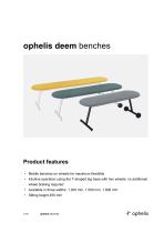 ophelis deem benches