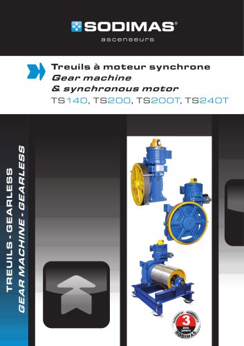 Gear machine & synchronous motor