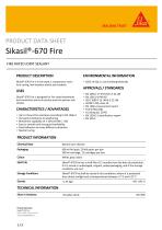 Sikasil®-670 Fire