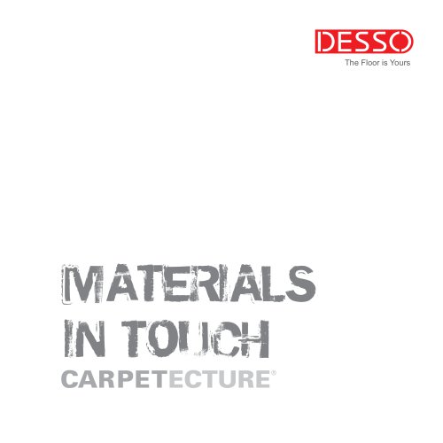 Desso Materials in Touch Brochure