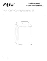 Dimension Guide Whirlpool® Top Load Washer