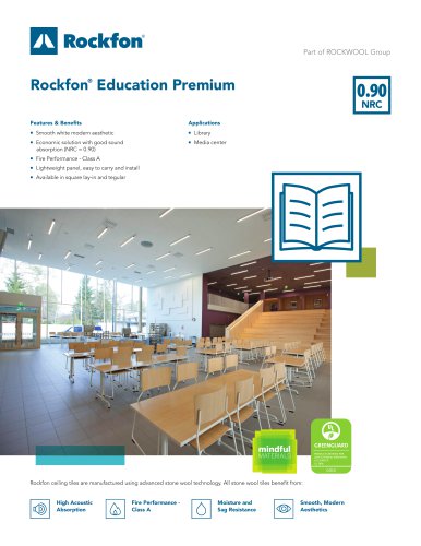 rockfon-education-premium-datasheet