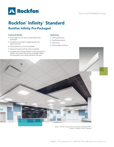 Rockfon®  Infinity™  Standard