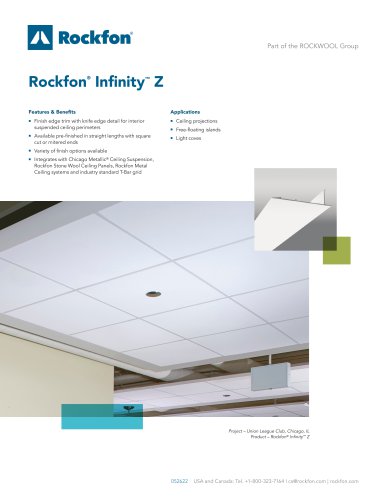 Rockfon®  Infinity™  Z