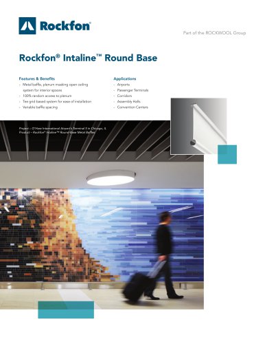 Rockfon® Intaline™ Round Base