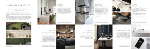 CORIAN® IN YOUR KITCHEN