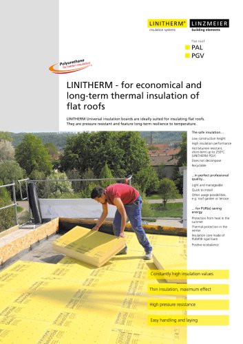 LINITHERM ? for economical and long-term thermal insulation of flat roofs