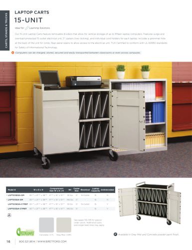 Basics Catalog - 15 Unit Laptop Carts