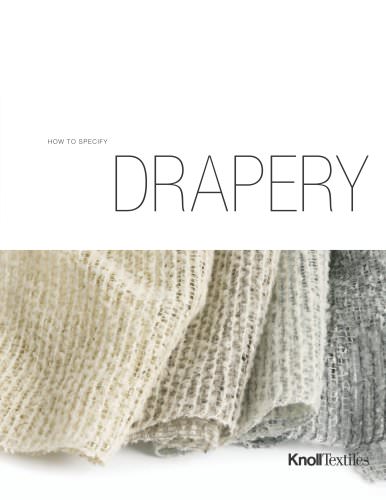 KnollTextiles How To Specify Drapery