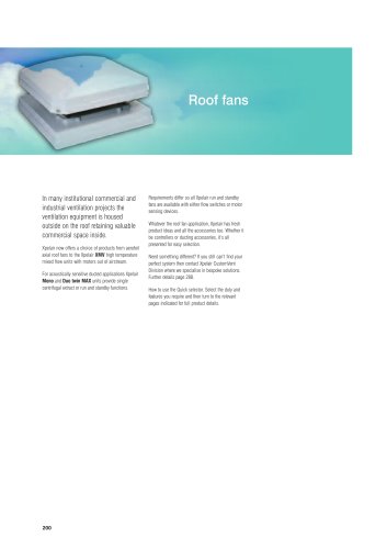 Xpelair Roof fans