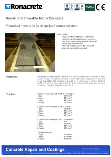 RonaBond Flowable Micro Concrete