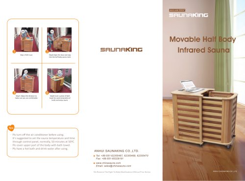 Movable Half Body Infrared Sauna-PDF